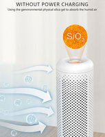 Mini déshumidificateur matériel ignifuge de piano de casier d'ABS sans réservoir avec le gel de silice