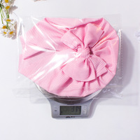 Bébé nœud Turban chapeaux inde bonnet bohême beignets chapeau filles chignon noeud chapeaux casquette musulman Bonnet bandeau