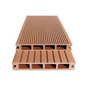 3d Embossing Groove Surface Wpc Decking Composite Deck Board WPC Composite Synthetic Wooden Decking