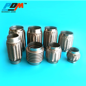Ad alta pressione in acciaio <span class=keywords><strong>inox</strong></span> muggito Auto silenziatore flessibile tubo di scarico flessibile muggito per impieghi gravosi - Product Image 6
