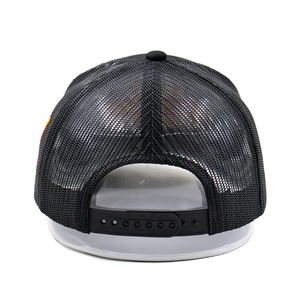 Casquettes de camionneur vintage brodées avec motif sur maille, casquette de camionneur en maille ajustable de marque pour hommes - Product Image 5