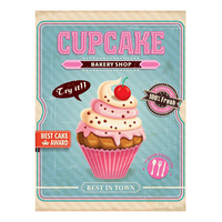 Ever Moment Peinture Diamant Cupcake Alimentaire Broderie Diamant Mosaïque DIY Résine Carrée Complète Nouveautés Artisanat Artistique pour la Maison 5L527