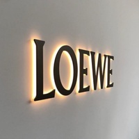 Lettres en relief rétroéclairées par LED personnalisées, signalétique en acrylique et acier inoxydable pour la publicité automobile, décoration, étanches IP65, personnalisables