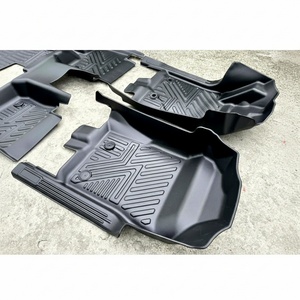 Top Deals Luxury Customized TPE 5D Max Anti-<b>Slip</b> Waterproof <b>Full</b> Set 3-Piece Car Carpet Liner Floor Mat for Everest - Product Image 1