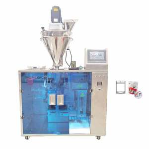 Máquina multifuncional de llenado y embalaje de duopack de polvo de jugo de bolsa prefabricada automática de alta calidad - Product Image 1