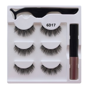 Cils magnétiques très demandés avec kit d'eye-liner, <span class=keywords><strong>faux</strong></span> cils effet naturel, ensemble d'eye-liner liquide magnétique waterproof, marque privée - Product Image 4