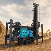 Foreuse rotative diesel-pneumatique portable Feiyang pour l'extraction d'échantillons de roche et la construction de puits d'eau, profondeur max. 260 m