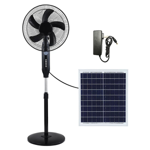 16Inch Factory Wholesale Rechargeable Fan With Lithium Battery USB Charge Powerful 3 Speeds <b>Standing</b> Solar Fan With Solar PB450- - Product Image 6
