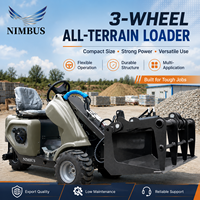 NIMBUS EuroV Compliant Skid Steer Loader Desain Tugas Berat Jam Kerja Panjang Perekrutan Agen Global Skid Steer Loader
