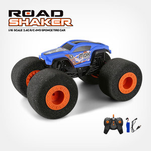 Voiture télécommandée <span class=keywords><strong>Monster</strong></span> Car à roues en mousse souple, pour l'escalade, la dérive, le tout-terrain, avec de grands pneus, voiture de course à grande vitesse, jouet - Product Image 2