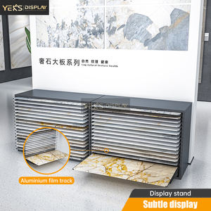 نظام رفوف عرض معدنية حديثة قابلة للتخصيص، قائمة بذاتها، صديقة للبيئة، خفيفة الوزن لعرض البلاط والعطور - Product Image 6