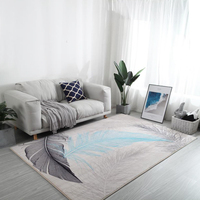Tapis nordique moderne à motif géométrique, imprimées, maroc, à rayures, en tissu polaire rectangulaire