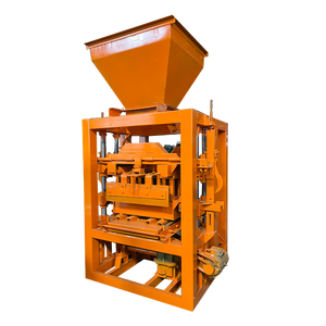 Mesin bata blok berongga/mesin pembuat blok Paving/mesin bata blok beton/mesin bata blok hidrolik Motor (QT4-26) - Product Image 1