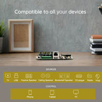 Nouveau modèle sans fil HiFi amplificateur audio principal pcb WiFi subwoofer conseil mélangeur 32 classe AMP 2.1 carte amplificateur Audio numérique