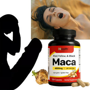 Cápsulas de Raíz de Maca Natural de Alta Pureza 1200MG, Suplementos Herbales, Potencia Extra para Hombres, Cápsulas de Maca para Adultos - Product Image 1