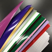 Rollo de PVC autoadhesivo para manualidades, máquina de Plotter, película de vinilo colorida, pegatinas decorativas para publicidad y diseño de interiores