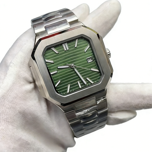 Montres-bracelets de luxe pour hommes HQ Mixed Proc Discount, en acier inoxydable, mouvement automatique, sport, plongée, résistantes à l'eau, verre lumineux - Product Image 2