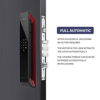 BBDHOME Déverrouillage à distance à écran intégré Tuya WiFi Serrure de porte électronique intelligente numérique avec caméra