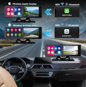 Cámara de Visión Trasera Inalámbrica con <span class=keywords><strong>Monitor</strong></span> de Pantalla Táctil Impermeable de 15.6 Pulgadas y 24V, Sistema Inalámbrico de IA BSD con Alarma de Voz para Camión - Product Image 5