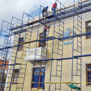 Customizable Walking Scaffold Construction Site Steel <strong>Scaffolding</strong> Heavy-duty Ladder Frame <strong>Scaffolding</strong> - Product Image 5