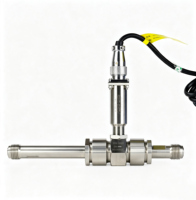 Débitmètre à turbine liquide pour la mesure du carburant, de l'eau circulante et de l'huile, capteur de débit d'eau en acier inoxydable