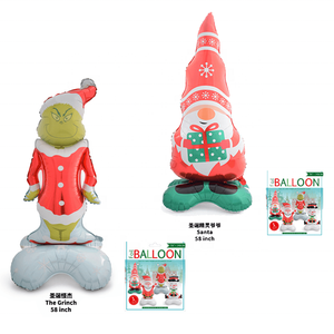 <strong>New</strong> Hot Selling Inflatable Santa Claus <strong>Balloon</strong> <strong>Home</strong> Party Decoration Merry Christmas Foil <strong>Balloons</strong> - Product Image 5