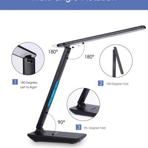 Lampe de bureau LED USB à chargement sans fil, tactile, pour maison intelligente – Meilleures ventes - Product Image 6