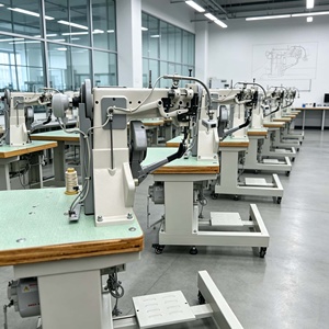 Single Needle Sneaker Shoe Upper Making Roller Post <b>Bed</b> Trace Stitch Sewing Machine for <b>Bags</b> - Product Image 3
