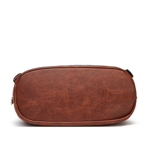 Sac fourre-tout en cuir souple pour femme, sac à bandoulière décontracté rétro en PU, portable, imperméable, de luxe, Tanjing - Product Image 4