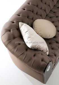 Divano <span class=keywords><strong>Moderno</strong></span> di Lusso per Soggiorno in Stile Villa Antica, Divano Dritto con Bottoni Trapuntati Marrone, <span class=keywords><strong>Arredamento</strong></span> per la <span class=keywords><strong>Casa</strong></span>, Mobili Personalizzati - Product Image 2