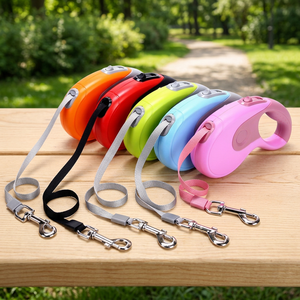 Correa Retráctil Automática Telescópica para Perro - Cable de Nailon 3M/5M 5 Colores para Paseo, Entrenamiento y Senderismo - Product Image 3