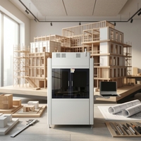 Imprimante 3D SLA industrielle professionnelle, taille de spot de 0,08 à 0,8 mm, cadre en granit rigide, chemin sans poussière