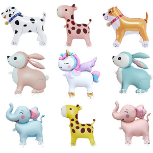 YIDA Globos Andantes con Forma de Animales de Dibujos Animados, Ruedas de Película de Aluminio - Para Fotos de Niños, Decoración de Cumpleaños, Juguetes de Exterior, Diversión Festiva - Product Image 5