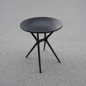 <b>Modern</b> Round Plastic <b>Table</b> with X Style <b>Table</b> Base Portable for Outdoor Kitchen <b>Dining</b> and School Use - Product Image 3