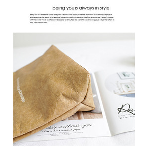 Sac fourre-tout en papier Dupont enduit brun imperméable et lavable, best-seller - Product Image 2