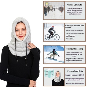 Maschera Invernale Calda in Pile Artico Antifreddo Antivento, Cappello da Ciclismo per Donna Uomo, Sport all'Aperto, Pesca, Sci, Cappuccio Ispessito - Product Image 5