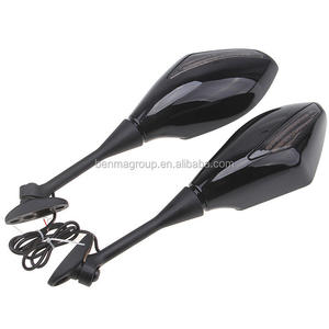 1 paire de rétroviseurs de moto pour GTR1400 Concours Z1000SX pour <span class=keywords><strong>1000</strong></span> H2 <span class=keywords><strong>H2R</strong></span> ZX10R 10mm 8mm rétroviseur latéral - Product Image 2