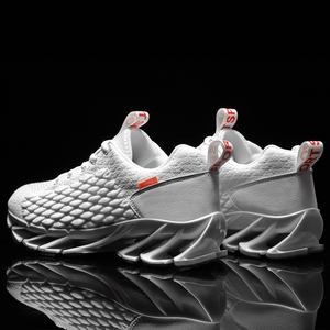 Chaussures de course et de loisirs respirantes en maille Flyknit 2026 avec sangles, légères, pour hommes - Product Image 2