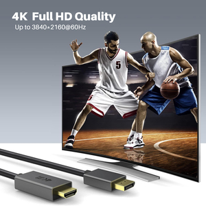 Xput nuevo 4K 30Hz/60Hz <span class=keywords><strong>Mini</strong></span> puerto de pantalla <span class=keywords><strong>a</strong></span> <span class=keywords><strong>HDMI</strong></span> 1,8 M Ulrta largo macho <span class=keywords><strong>Cable</strong></span> de alta definición <span class=keywords><strong>Mini</strong></span> Dp <span class=keywords><strong>a</strong></span> <span class=keywords><strong>HDMI</strong></span> <span class=keywords><strong>Cable</strong></span> para computadora - Product Image 6