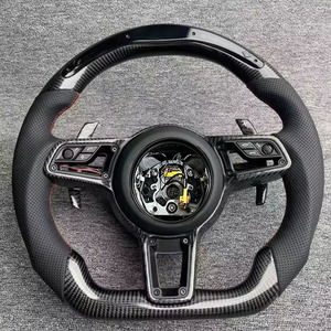 Volante de Fibra de Carbono LED para Porsche Panamera, Macan, Cayenne, Taycan, Cayman 718, GT4 RS, 911, 911 RS, 911.2 - Product Image 2