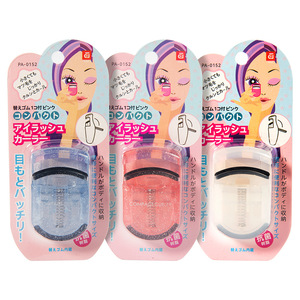 Paie Eyelash Curler Press Type Silicone <b>Strip</b> Compact With Replacement <b>Rubber</b> For General Use - Product Image 1