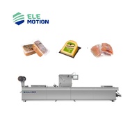 Emballage sous vide thermoformant industriel Elemotion en acier inoxydable 304, solution professionnelle pour saucisses, bacon et plats préparés