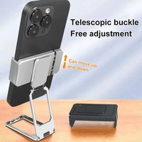 Support pliable tendance et pas cher pour iPhone, rotation à 360°, clip magnétique réglable en métal, support de téléphone pliable, support de téléphone pour voiture