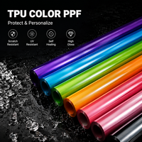 Film de protection de peinture PPF TPU de couleur bleu caméléon haute performance, épaisseur 7,5 mil, garantie 5 ans, anti-rayures