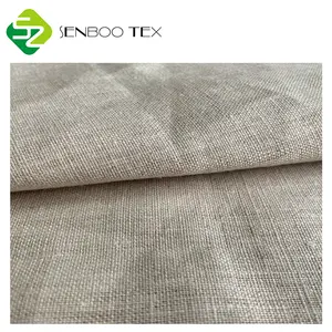 Organic fabric supplier 100% linen fabric wholesale for oversize blouses