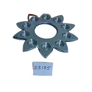 เชิงเทียนเชิงเทียนเชิงเทียนคริสตัลรูปหัวใจ - Product Image 1