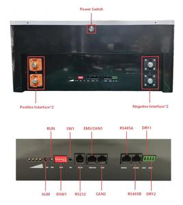 Sistema de Alimentación LiFePO4 de 51.2V 200Ah, Batería de Litio-Ion de 10.2kWh para Almacenamiento de Energía en el Hogar, Comunicación CAN, Montaje en Pared, Diseño Dividido - Product Image 3