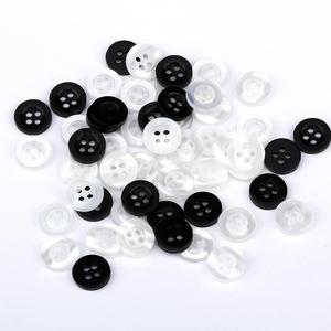 Custom Logo Factory Wholesale 4 Hole Resin Buttons Fashion Resin Button