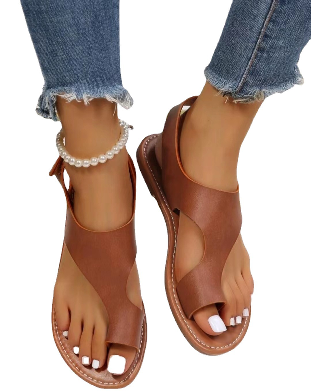 Ladies Beautiful Flat Sandals Trendy Comfortable