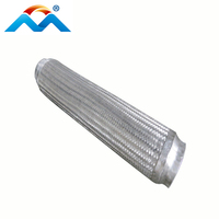 Tuyau métallique tressé ondulé pour air, en acier inoxydable 304/316L 321 AISI